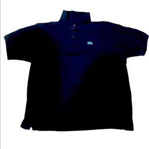 Lacoste Black Classic Polo. Size 6/Large. Great Condition.